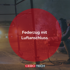 Federzug mit Luftanschluss